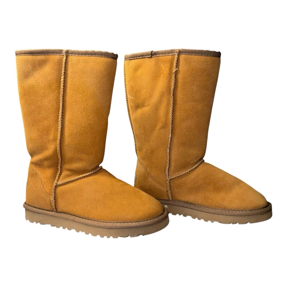 Size 5 - UGG Brown Leather Boots F19010D